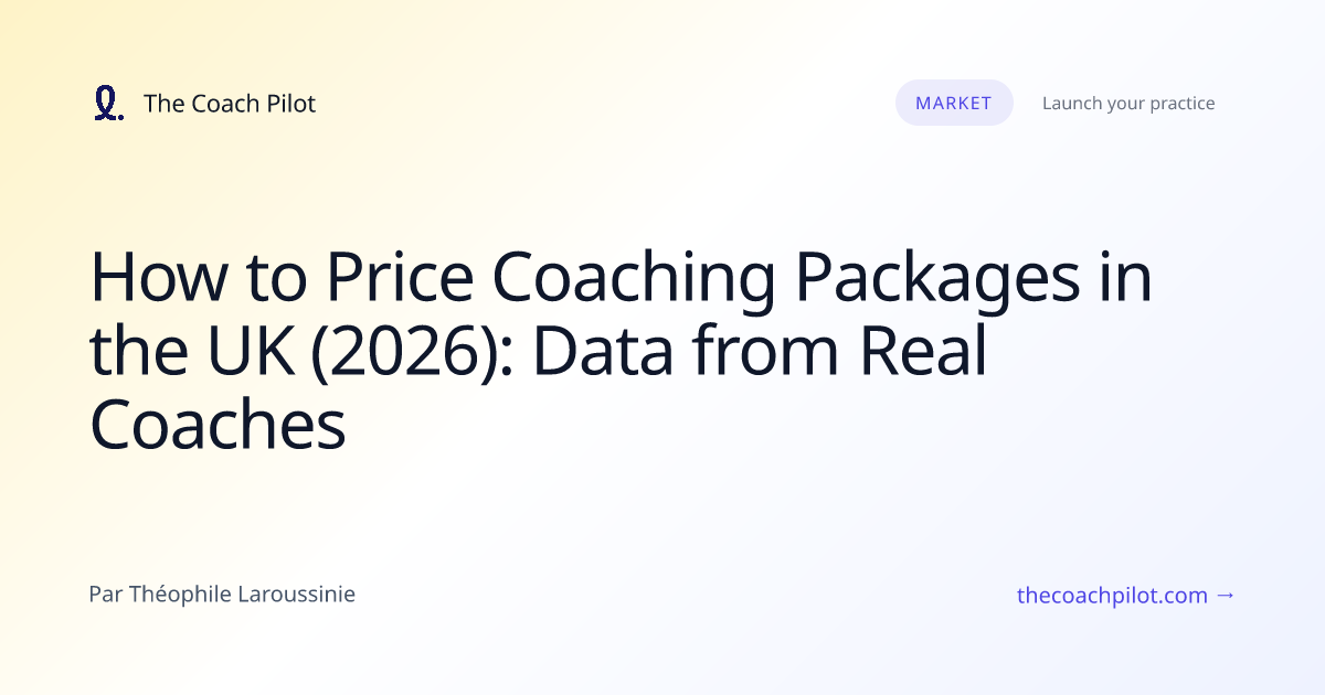 Coach reviewing pricing strategy for coaching packages