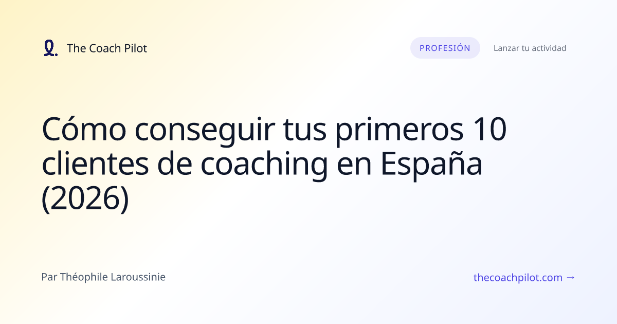Coach profesional reunido con su primer cliente en Madrid