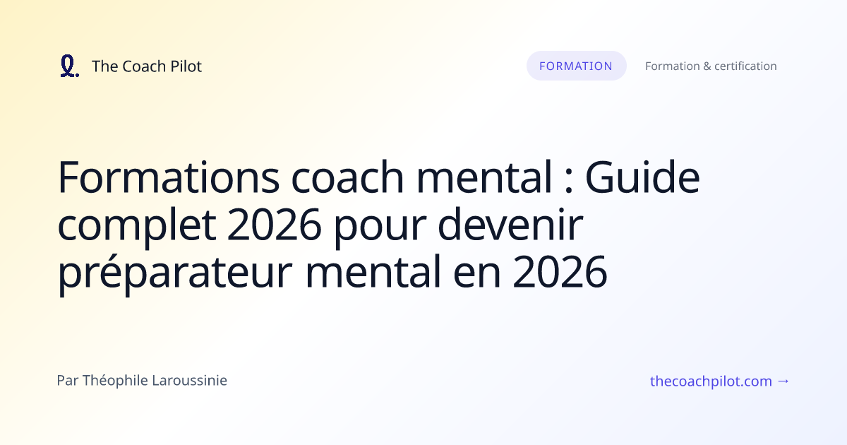 Préparateur mental en séance avec un sportif