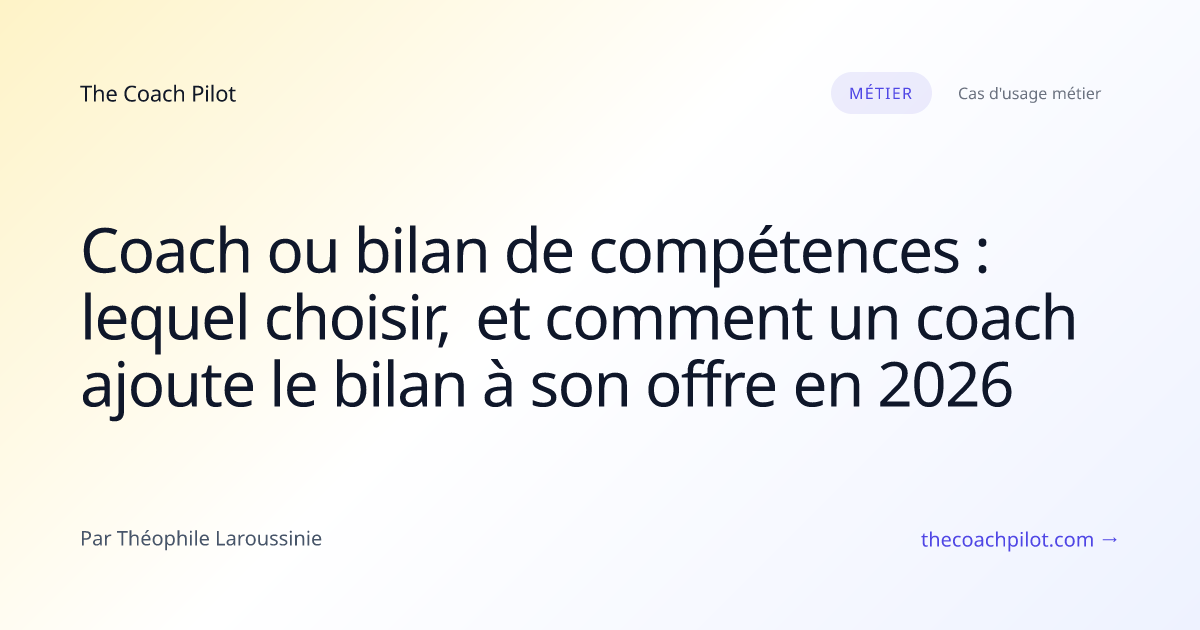 Personne hésitant entre un coaching et un bilan de compétences