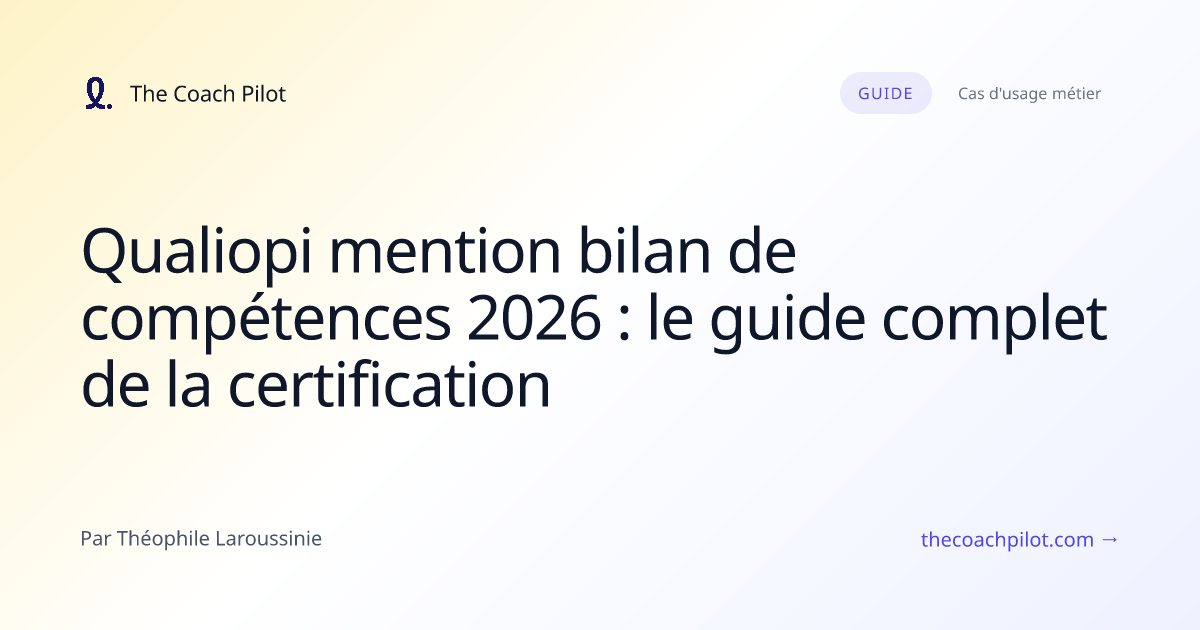 Consultante en bilan de compétences préparant son audit Qualiopi