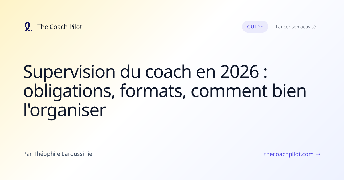 Coach en séance de supervision avec sa superviseuse